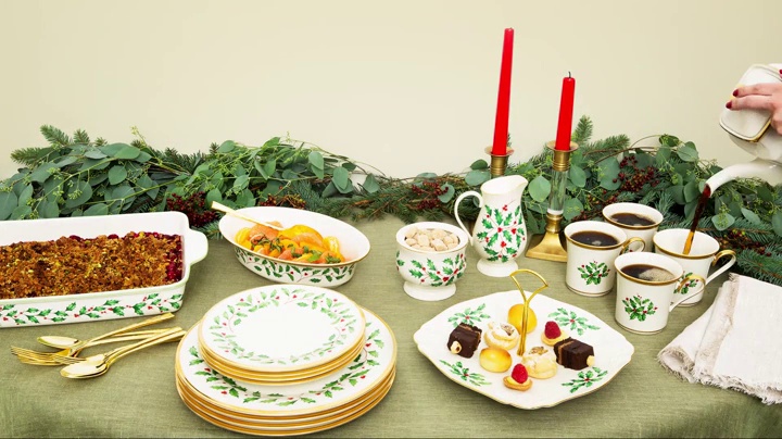 Amazon.com | Lenox 146504020 Holiday Bread & Butter Plate